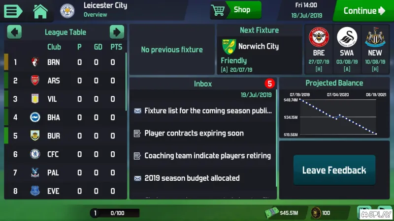 SOCCER MANAGER 2020 screenshot 3