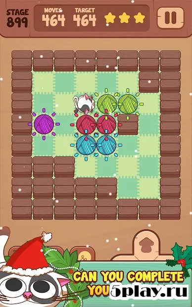 Sokoban Sweet Roll Of Wool - Push Maze Puzzle screenshot 4