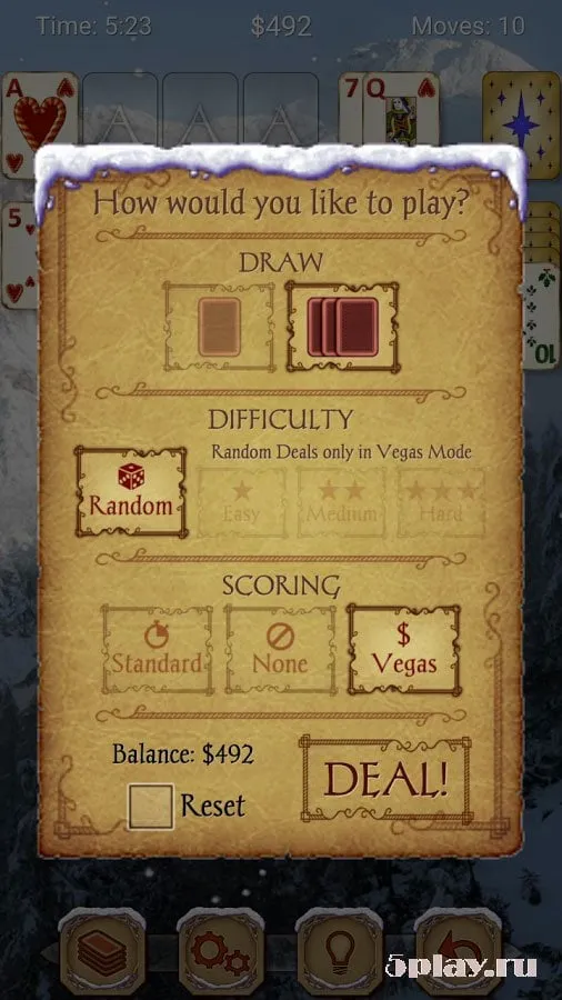 Solitaire screenshot 2