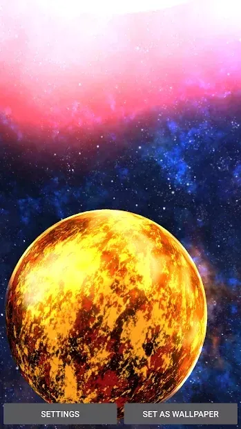 Space Live Wallpaper 3D screenshot 3