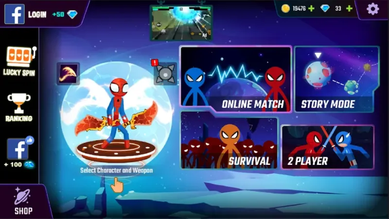 Spider Stickman Fight 2 - Supreme Stickman Warrior 1.0.14 screenshot 3