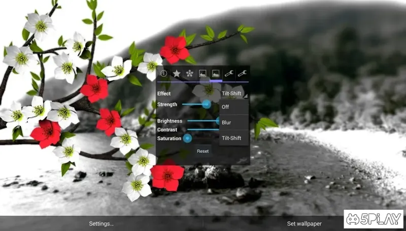 Spring Flowers 3D Parallax Pro screenshot 3