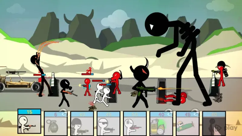 Stickman Army: битва наследия мировой войны 2.3 screenshot 4