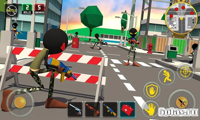 Stickman Battle Royale: Grand War screenshot 1