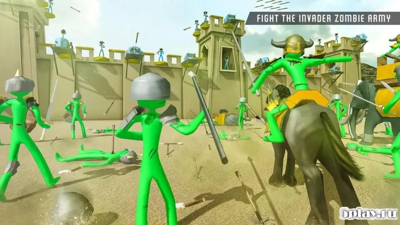 Stickman Castle Defense screenshot 1