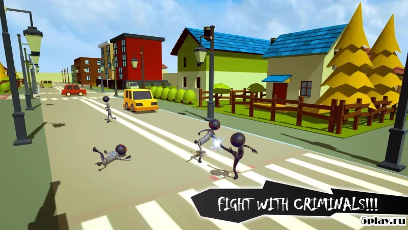 Stickman Crime City Escape screenshot 3