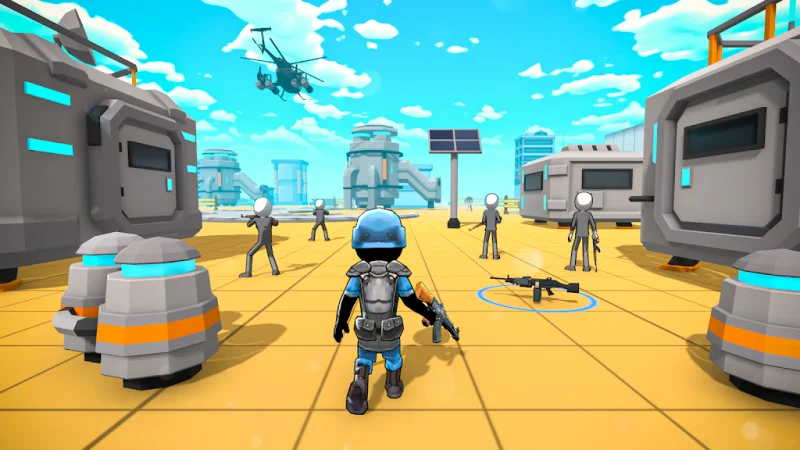 Stickman Gun Shooter 3D screenshot