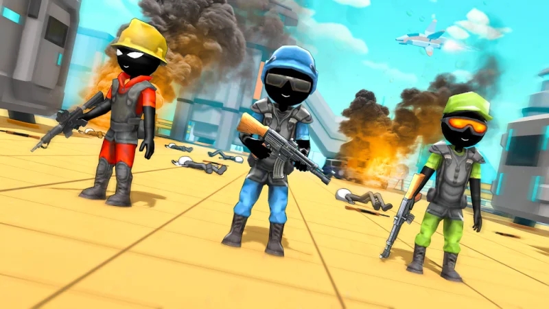 Stickman Gun Shooter 3D screenshot