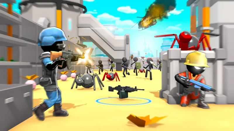 Stickman Gun Shooter 3D screenshot
