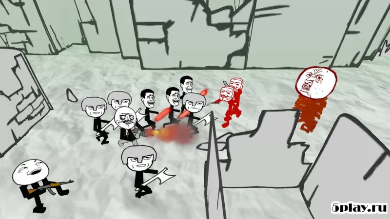 Stickman Meme Battle Simulator screenshot 2