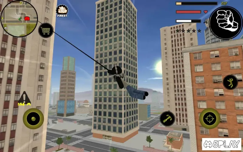 Stickman Rope Hero screenshot 4