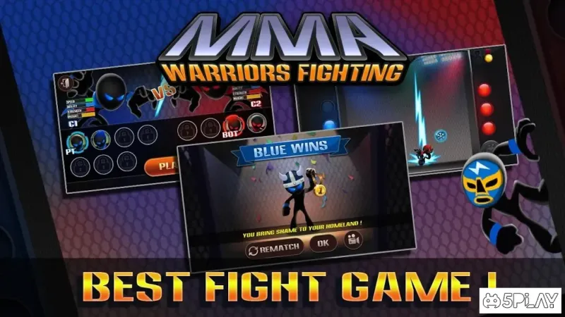 Stickman Warriors:UFB Fighting 1.1.0 screenshot 4