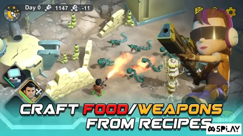 Strange World - Offline Survival RTS Game screenshot 3