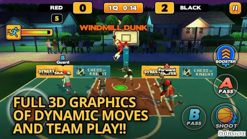 Street Dunk 3 on 3 Basketball screenshot 4
