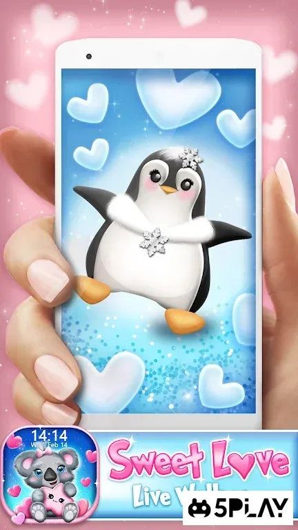 Sweet Love Live Wallpaper screenshot 4