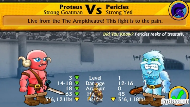 Swords and Sandals Мини Воины 1.5.0 screenshot 3