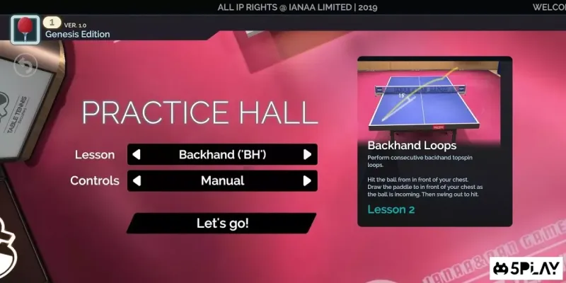 Table Tennis Recrafted: Genesis Edition screenshot 2