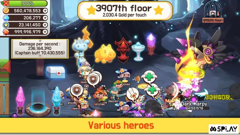 Tap Town Premium (idle RPG) screenshot 2