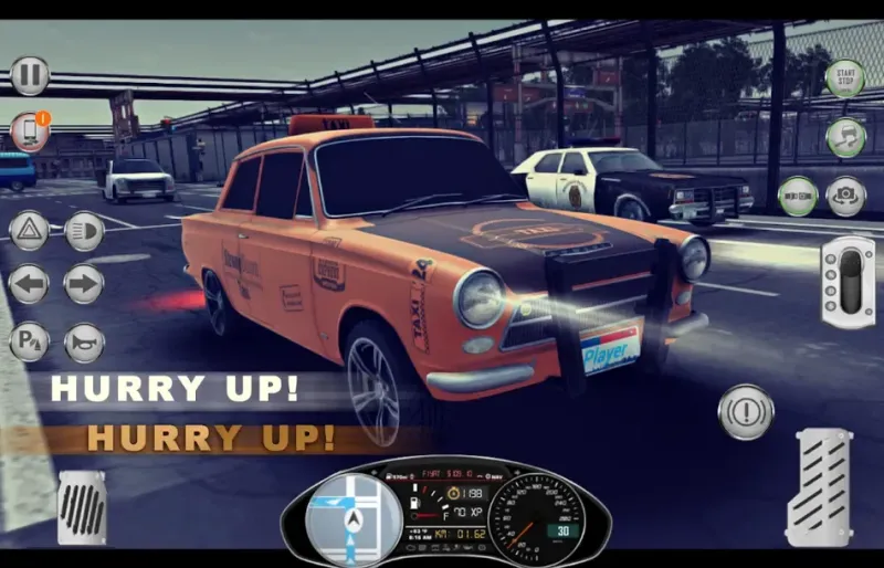 Taxi: Simulator Game 1976 v1.0.1 screenshot 2