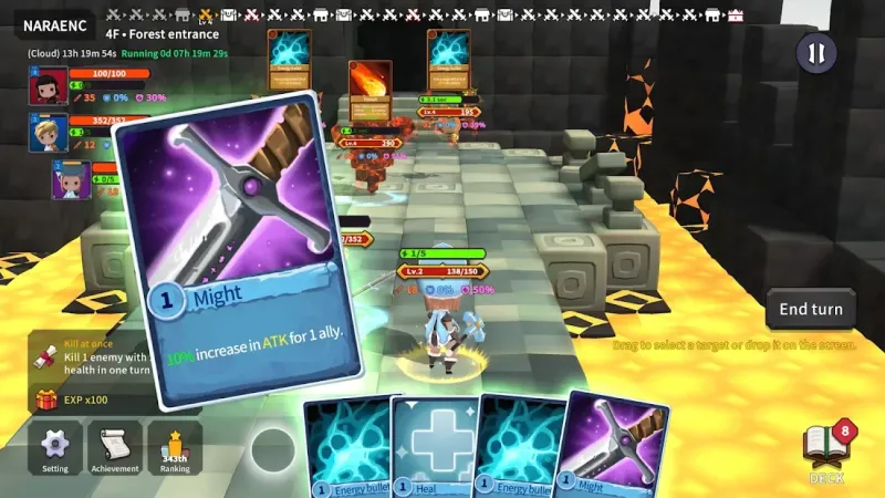 TEARS RAIN : TCG & Roguelike 1.0.0 screenshot 1