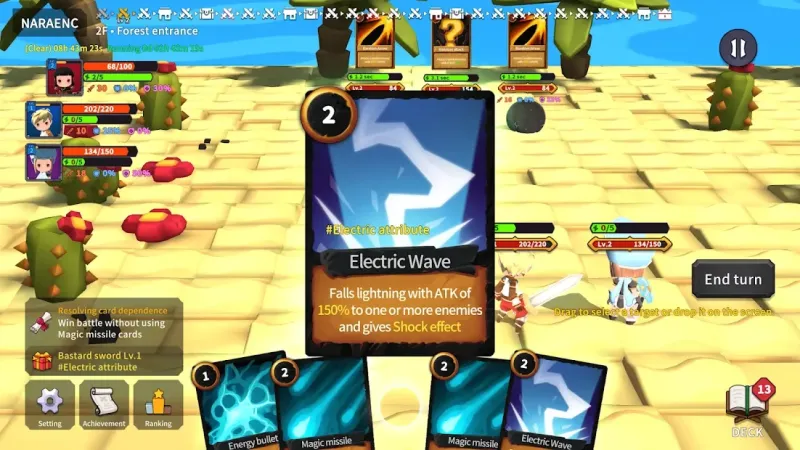 TEARS RAIN : TCG & Roguelike 1.0.0 screenshot 2