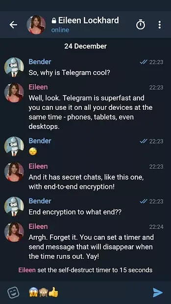 Telegram X screenshot 2