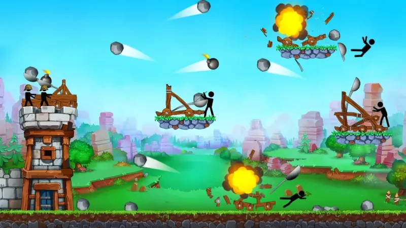 The Catapult — King of Mining Epic Stickman Castle 1.0.1 screenshot 3
