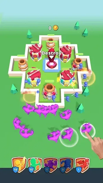 Tiny Clash 1.0 screenshot 2