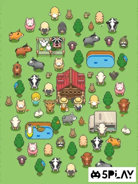 Tiny Pixel Farm - Игра Управление фермой ранчо 1.4.10 screenshot 4