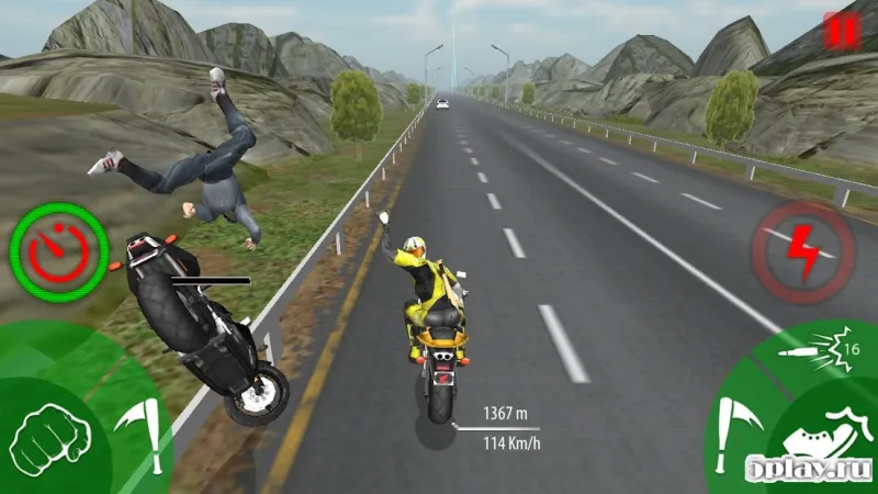 Traffic Moto Bike Attack Race screenshot 1