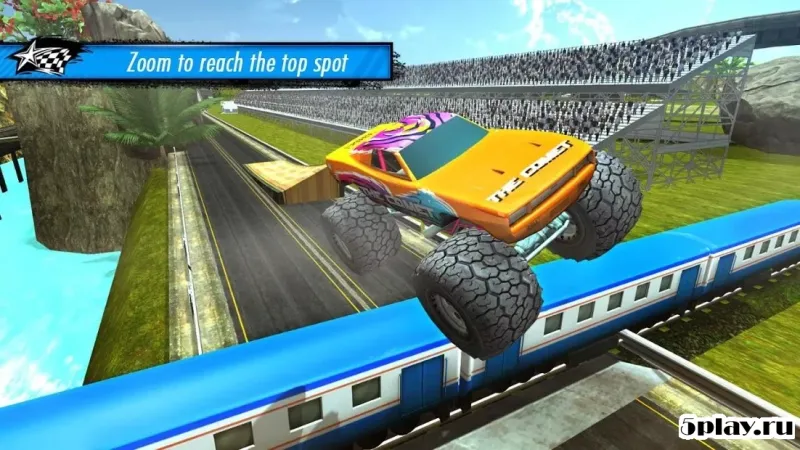 Train vs Car Racing 3D screenshot 4