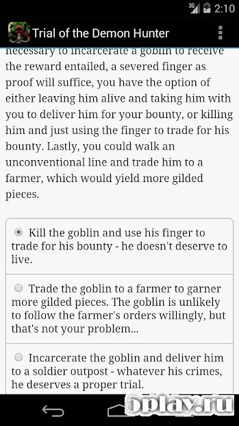 Trial of the Demon Hunter screenshot 1