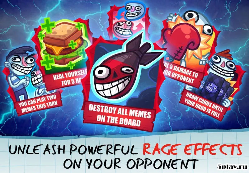 Troll Face Card Quest screenshot 2