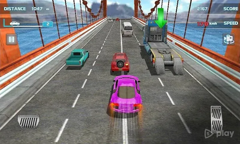 Turbo Driving Racing 3D 3.0 screenshot 1