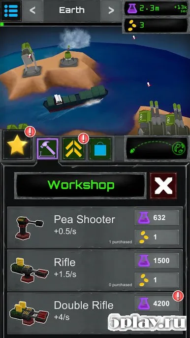 Turret Fusion Idle Clicker screenshot 2