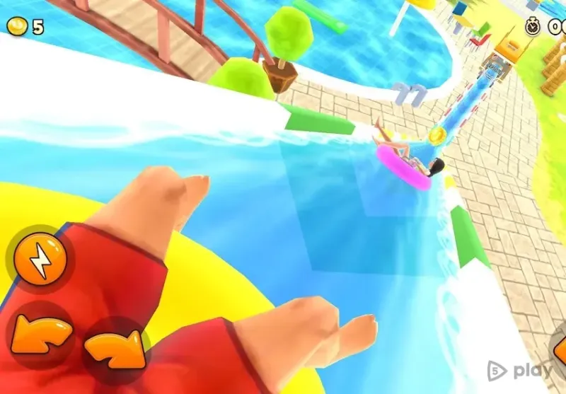 Uphill Rush Water Park Racing screenshot 1