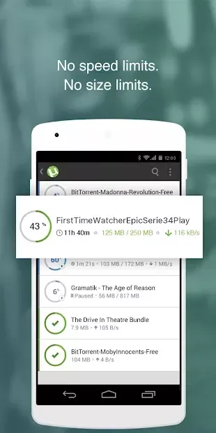 UTorrent Pro - Torrent App screenshot 1