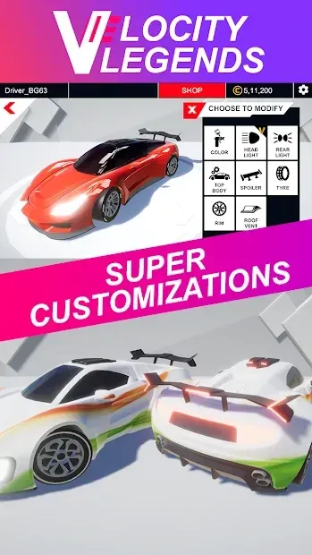 Velocity Legends - Crazy Car Action Racing Game 1.30 screenshot 4