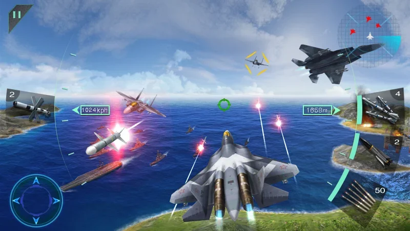Повітряні битви 3D. screenshot
