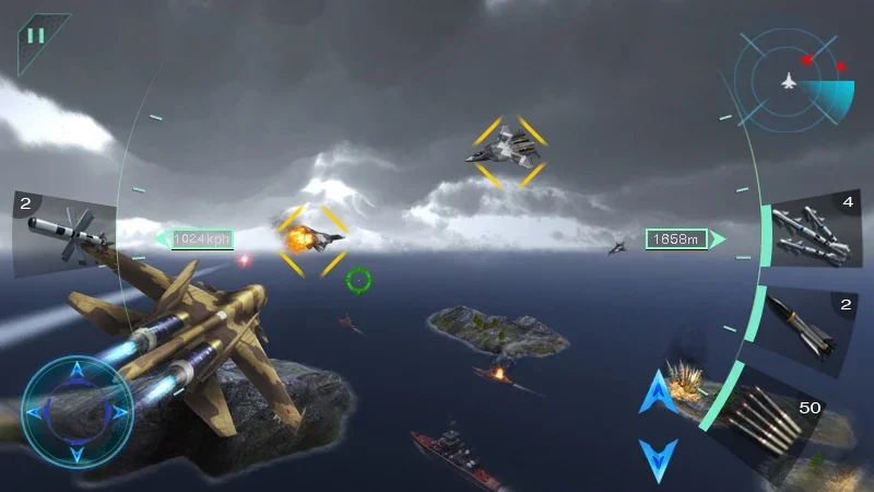 Повітряні битви 3D. screenshot