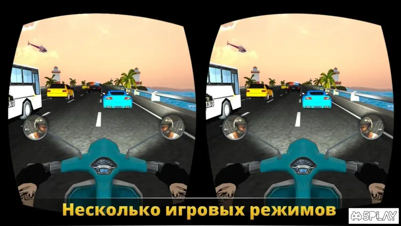 VR Traffic Bike Racer screenshot 4