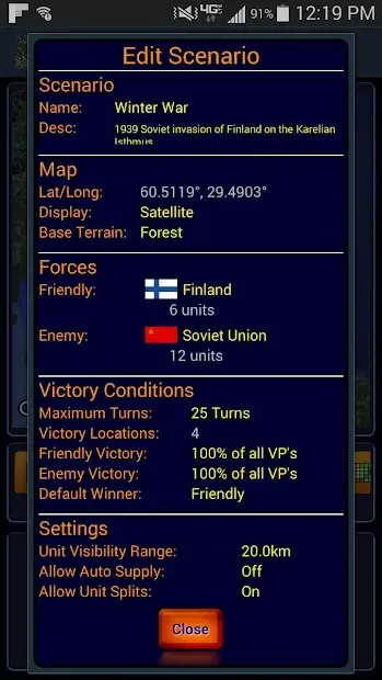 Wargame Constructor 2.3 screenshot 1