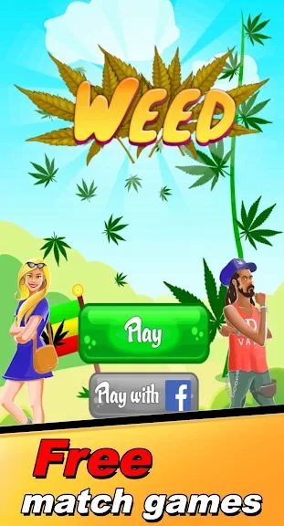 Weed Crush Match 3 Candy - ganja puzzle games screenshot