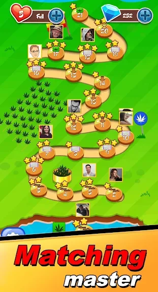 Weed Crush Match 3 Candy - ganja puzzle games screenshot