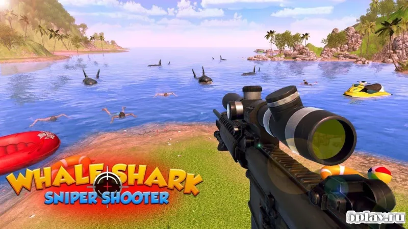Whale Shark Attack FPS Sniper Shooter screenshot 3