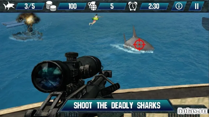 Whale Shark Sniper Hunter 3D screenshot 2