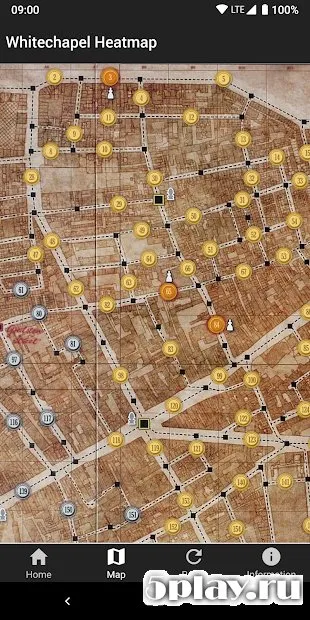 Whitechapel Heatmap screenshot 2