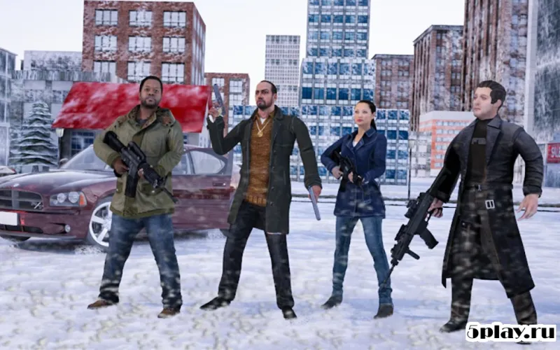 Winter City Shooter Gangster Mafia screenshot 3