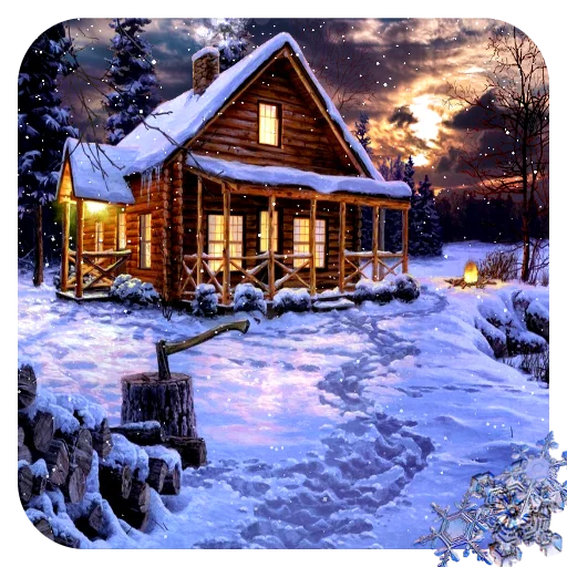 Winter Holiday Live Wallpaper screenshot