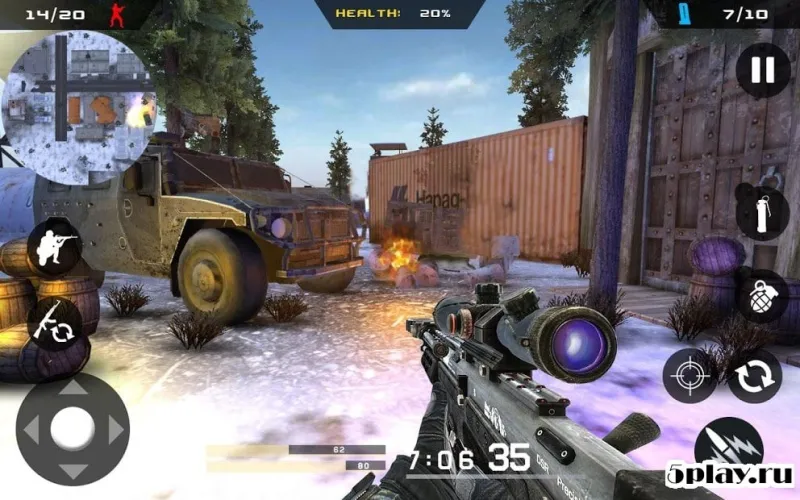 Winter Mountain Sniper - Modern Shooter Combat screenshot 3